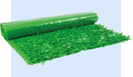 Vinyl Grass Green Floral Sheeting