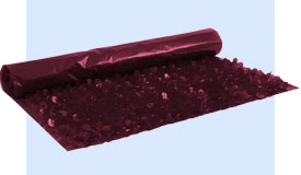Vinyl Burgundy Floral Sheeting