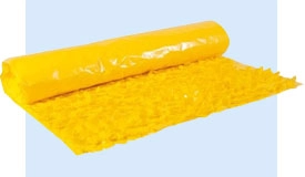Vinyl Yellow Floral Sheeting