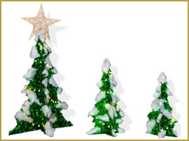 Lit Trees