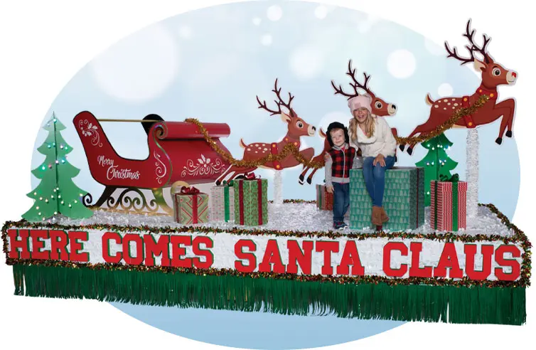 Complete Merry Christmas Parade Float Kit