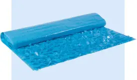 Vinyl Sky Blue Floral Sheeting