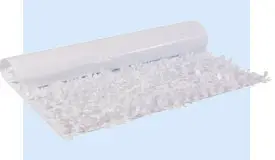 Vinyl White Floral Sheeting