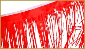 Vinyl Red Fringe