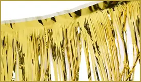 Metallic Gold Fringe