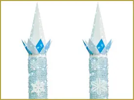 Snowy Sparkle Columns Float Kit