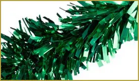 Metallic Green Twist & Festooning