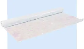 Iridescent Snow Floral Sheeting