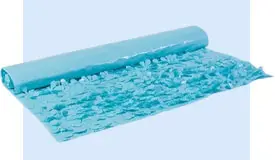 Vinyl Light Blue Floral Sheeting