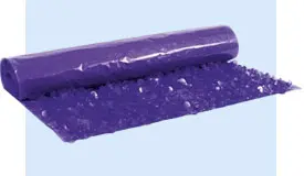 Vinyl Purple Floral Sheeting