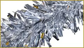 Metallic Silver Twist & Festooning