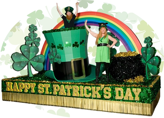 Complete St. Patrick's Day Float
