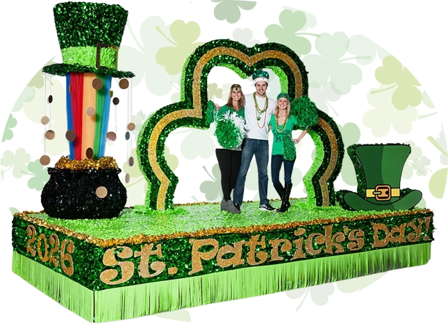 Complete St. Paddy's Day Float