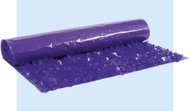 Vinyl Purple Floral Sheeting