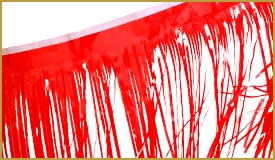 Vinyl Red Fringe