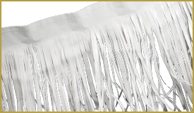 Vinyl White Fringe
