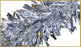 Metallic Silver Twist & Festooning