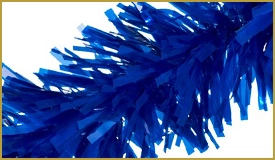 Vinyl Dark Blue Twist & Festooning