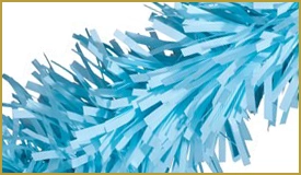 Vinyl Light Blue Twist & Festooning