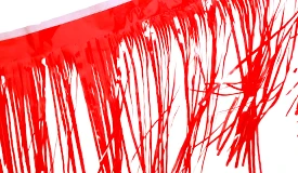 Vinyl Red Fringe