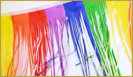 Vinyl Rainbow Fringe