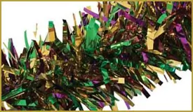 Metallic Mardi Gras Twist & Festooning