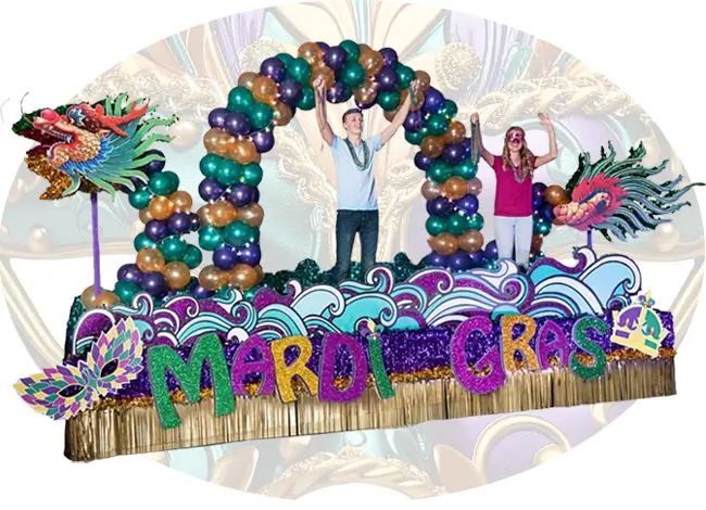 Complete Mardi Gras Mythology Float