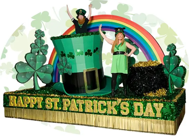 Complete St. Patrick's Day Float