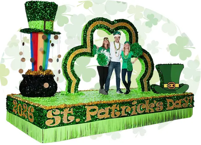 Complete St. Paddy's Day Float