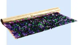 Mardi Gras Floral Sheeting