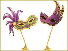 Mardi Gras Mask Kit
