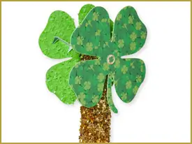 Spinning Four-Leaf Clover Column Parade Float Kit