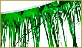 Metallic Green Fringe