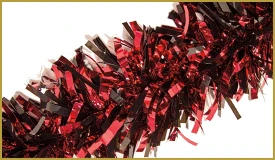 Red and Black Twist & Festooning