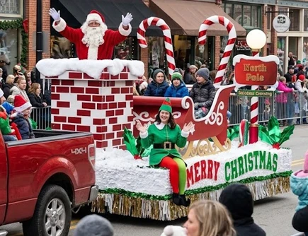 Complete Christmas Time Is Here Parade Float Decorating Kit