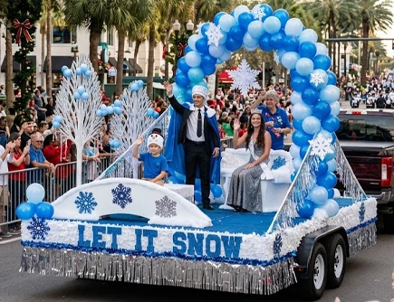 Complete Let it Snow Parade Float Decorating Kit