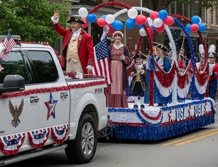 Patriotic Tunnel Parade Float Kit