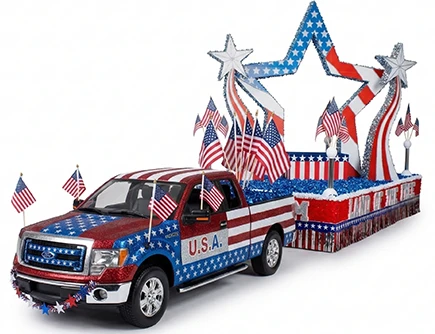 Complete Land of the Free Parade Float Decorating Kit