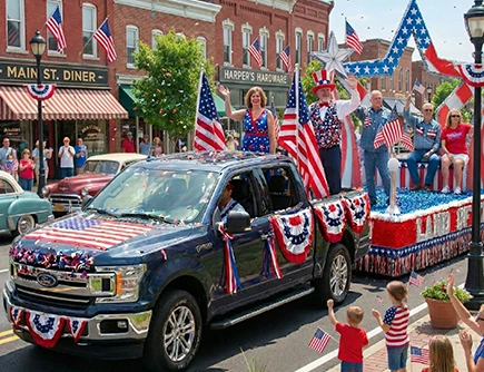 Complete Land of the Free Parade Float Decorating Kit