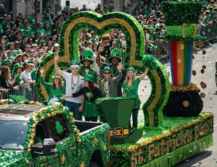 Complete St. Paddy's Day Parade Float Decorating Kit