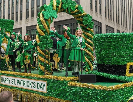 Custom St. Patrick's Day Float