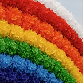 Tissue Parade Float Pomps