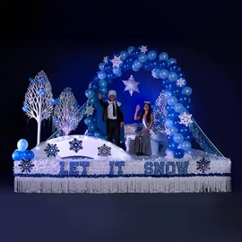 Economical Complete Let it Snow Parade Float Decorating Kit