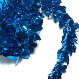 Metallic Petal Festooning - Blue (2-pkg)