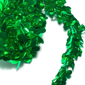 Metallic Petal Festooning - Green (2-pkg)