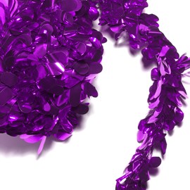 Metallic Petal Festooning - Purple (2-pkg)