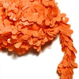 Vinyl Petal Festooning - Orange (2-pkg)