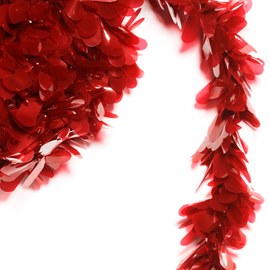 Vinyl Petal Festooning - Red (2-pkg)