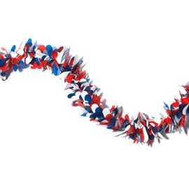 Vinyl Petal Festooning - Red, White, and Blue (2-pkg)