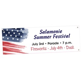 American Flag Custom Banners